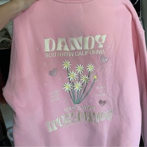 Dandy pink crewneck xl sweatshirt